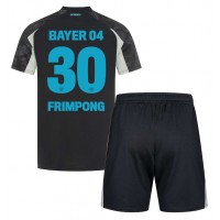 Maglia Calcio Bayer Leverkusen Jeremie Frimpong #30 Terza Divisa Bambino 2024-25 Manica Corta (+ pantaloncini)